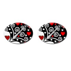 Ornament Background Cufflinks (Oval)