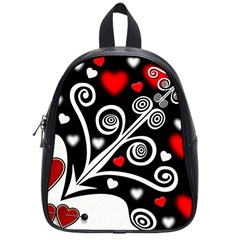 Ornament Background School Bag (Small)