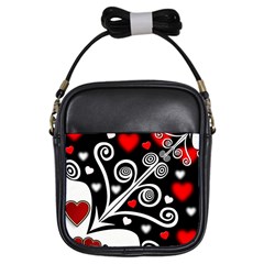 Ornament Background Girls Sling Bags