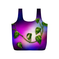 Leaves Green Leaves Background Full Print Recycle Bags (s)  by Sapixe