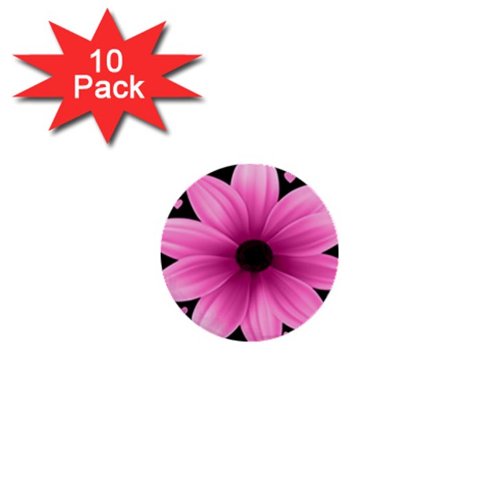 Flower Plant Floral Petal Nature 1  Mini Buttons (10 pack) 