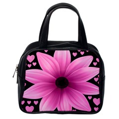 Flower Plant Floral Petal Nature Classic Handbags (one Side) by Sapixe