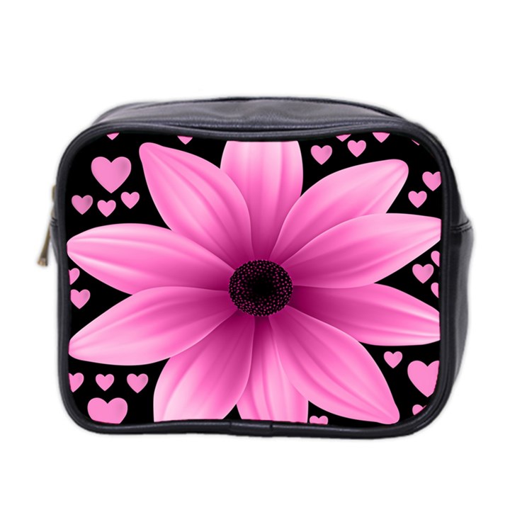 Flower Plant Floral Petal Nature Mini Toiletries Bag 2-Side