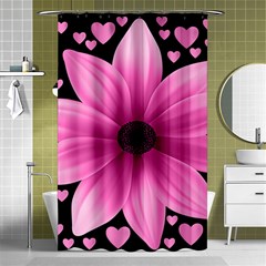 Flower Plant Floral Petal Nature Shower Curtain 48  X 72  (small)  by Sapixe