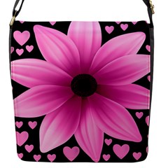 Flower Plant Floral Petal Nature Flap Messenger Bag (s) by Sapixe