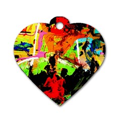 Enterprenuerial 1 Dog Tag Heart (one Side) by bestdesignintheworld