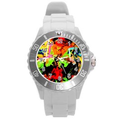 Enterprenuerial 1 Round Plastic Sport Watch (l) by bestdesignintheworld