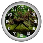 Hot Day In Dallas 33 Wall Clocks (Silver)  Front