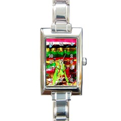 Farewell On The Shore 1 Rectangle Italian Charm Watch by bestdesignintheworld