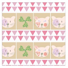 Cats Large Satin Scarf (square)