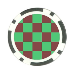 Background Checkers Squares Tile Poker Chip Card Guard by Sapixe