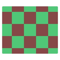 Background Checkers Squares Tile Double Sided Flano Blanket (small)  by Sapixe