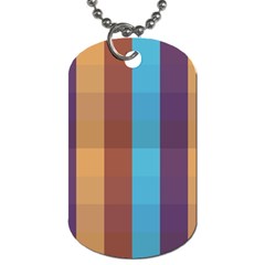 Background Desktop Squares Dog Tag (one Side) by Sapixe