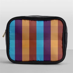 Background Desktop Squares Mini Toiletries Bags by Sapixe