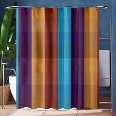 Background Desktop Squares Shower Curtain 60  X 72  (medium)  by Sapixe