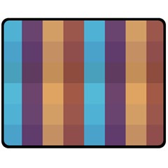 Background Desktop Squares Double Sided Fleece Blanket (medium)  by Sapixe