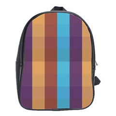 Background Desktop Squares School Bag (large) by Sapixe