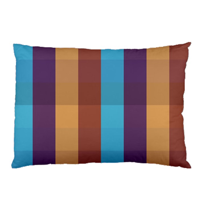 Background Desktop Squares Pillow Case (Two Sides)