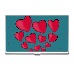 Background Desktop Hearts Heart Business Card Holders by Sapixe