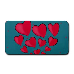 Background Desktop Hearts Heart Medium Bar Mats by Sapixe