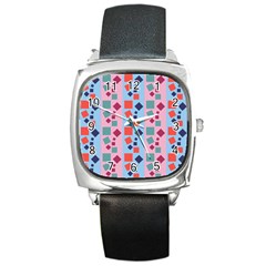 Background Desktop Squares Square Metal Watch by Sapixe