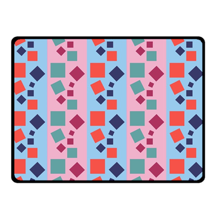 Background Desktop Squares Double Sided Fleece Blanket (Small) 