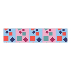 Background Desktop Squares Velvet Scrunchie by Sapixe