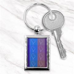 Background Desktop Squares Key Chains (rectangle)  by Sapixe