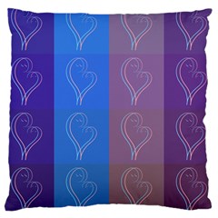 Background Desktop Squares Large Cushion Case (one Side) by Sapixe