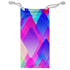 Squares Color Squares Background Jewelry Bags by Sapixe