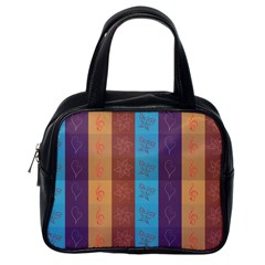 Background Desktop Squares Classic Handbags (one Side)