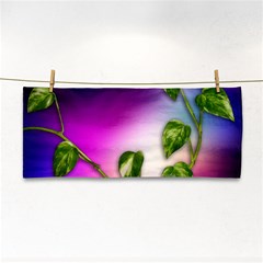 Leaves Green Leaves Background Hand Towel