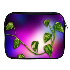 Leaves Green Leaves Background Apple Ipad 2/3/4 Zipper Cases by Sapixe