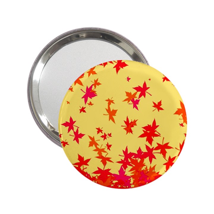 Leaves Autumn Maple Drop Listopad 2.25  Handbag Mirrors