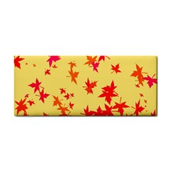 Leaves Autumn Maple Drop Listopad Hand Towel by Sapixe