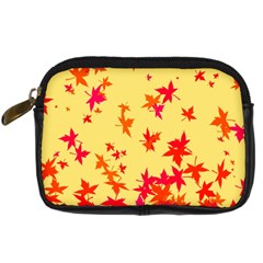 Leaves Autumn Maple Drop Listopad Digital Camera Cases by Sapixe