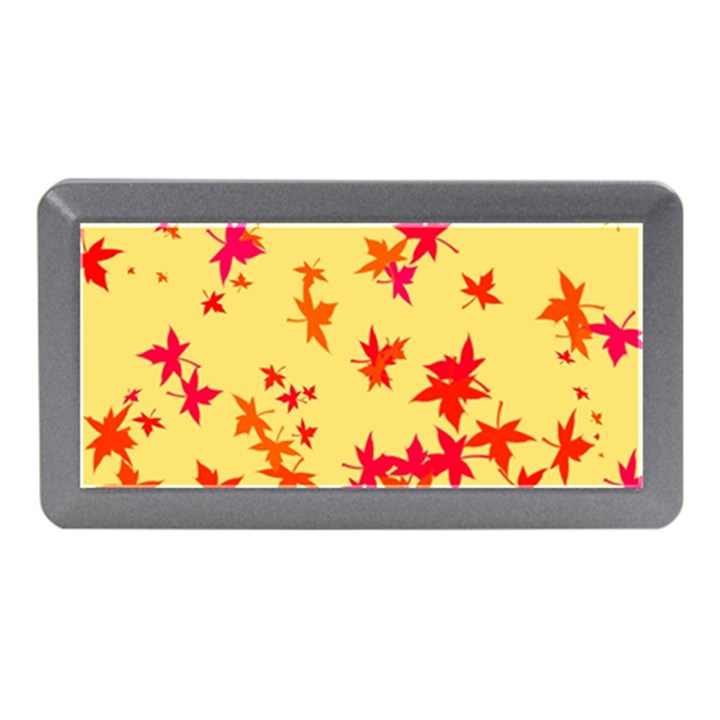 Leaves Autumn Maple Drop Listopad Memory Card Reader (Mini)