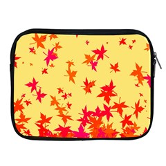 Leaves Autumn Maple Drop Listopad Apple Ipad 2/3/4 Zipper Cases by Sapixe