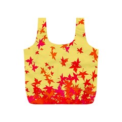 Leaves Autumn Maple Drop Listopad Full Print Recycle Bags (s)  by Sapixe