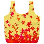 Leaves Autumn Maple Drop Listopad Full Print Recycle Bags (L)  Front