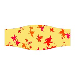 Leaves Autumn Maple Drop Listopad Stretchable Headband by Sapixe