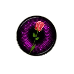 Rosa Black Background Flash Lights Hat Clip Ball Marker (10 Pack) by Sapixe