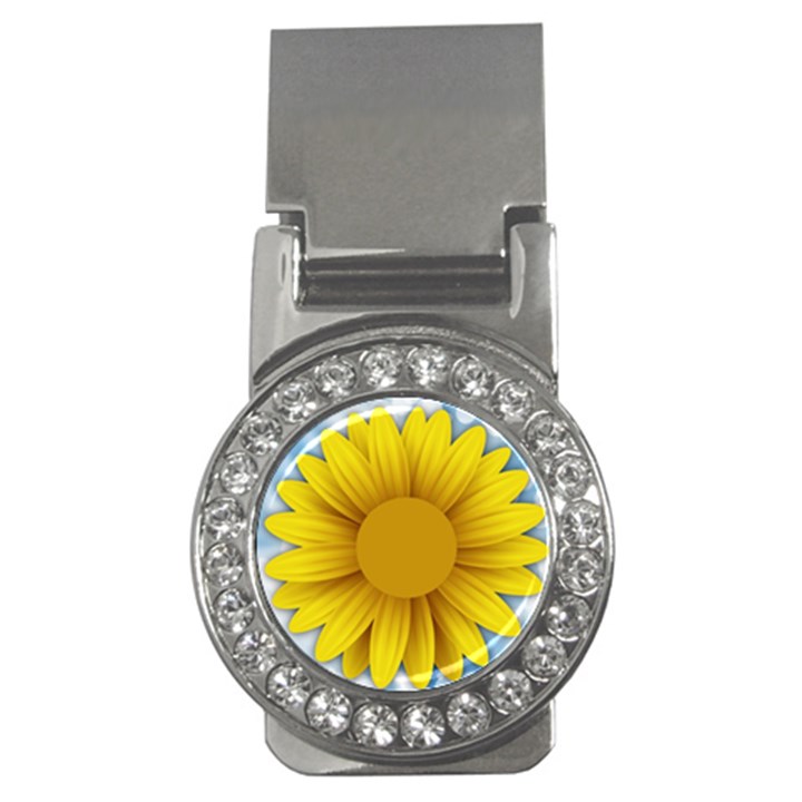 Plant Flower Flowers Bokeh Sky Money Clips (CZ) 