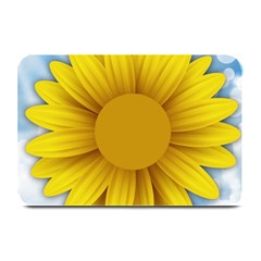 Plant Flower Flowers Bokeh Sky Plate Mats by Sapixe