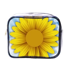 Plant Flower Flowers Bokeh Sky Mini Toiletries Bags by Sapixe