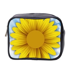 Plant Flower Flowers Bokeh Sky Mini Toiletries Bag 2-side by Sapixe