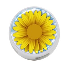 Plant Flower Flowers Bokeh Sky 4-port Usb Hub (two Sides)  by Sapixe