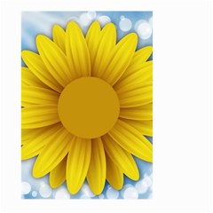 Plant Flower Flowers Bokeh Sky Large Garden Flag (two Sides) by Sapixe