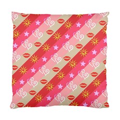 Background Desktop Pink Sun Stars Standard Cushion Case (two Sides) by Sapixe