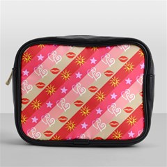 Background Desktop Pink Sun Stars Mini Toiletries Bags by Sapixe